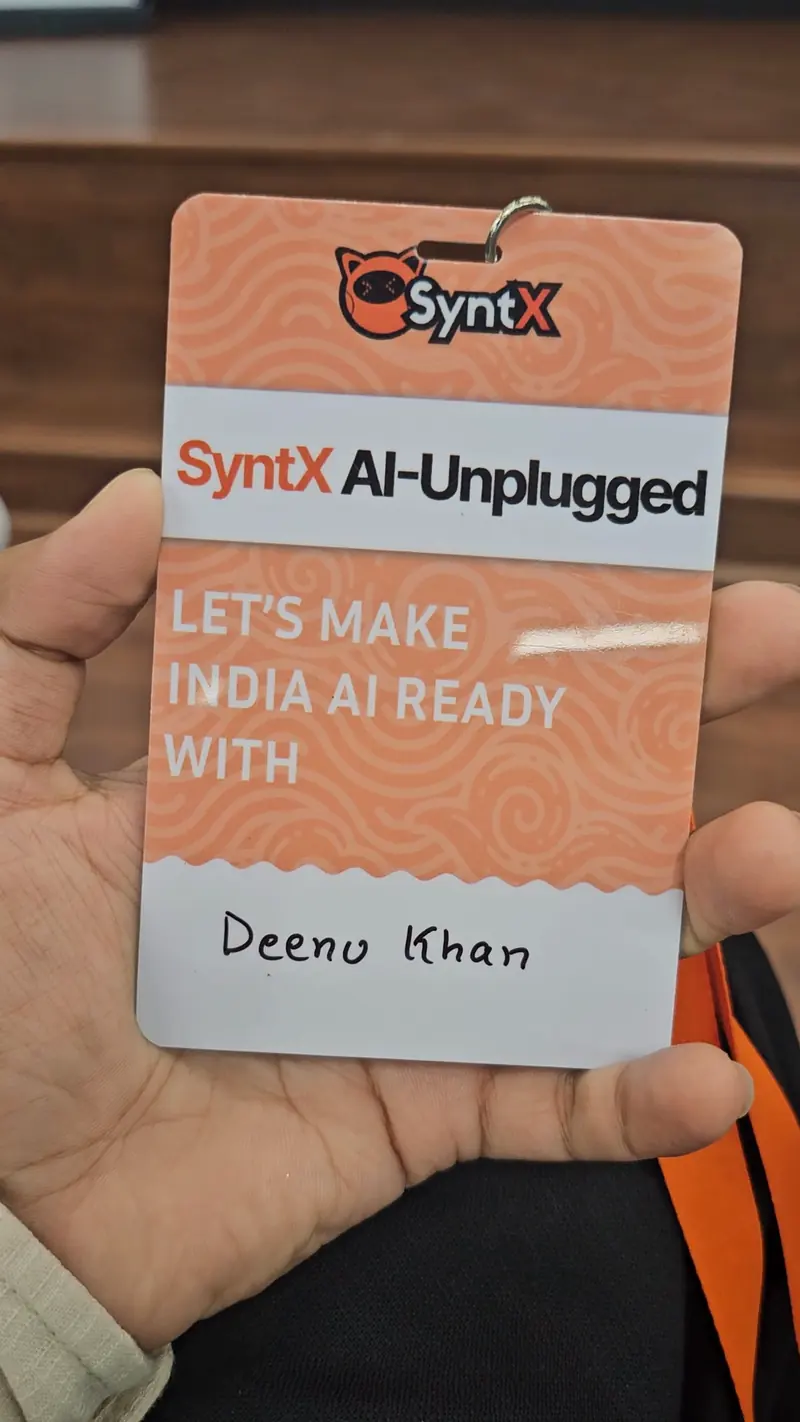 SyntX AI Unplugged, let's make India AI ready