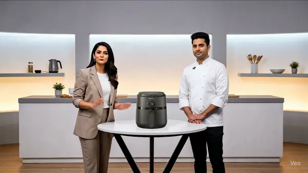 Philips - Two-presenter kitchen demo for an air fryer
